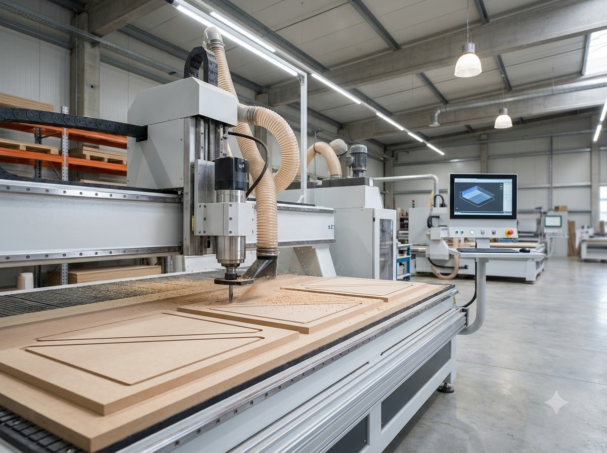 CNC Router Machine for Furniture Manufacturing