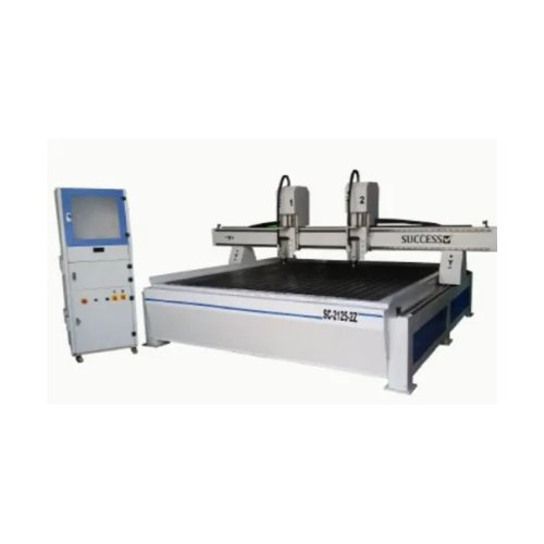 ST-2125-2Z Double Head CNC Wood Engraving and Router Machine — full view