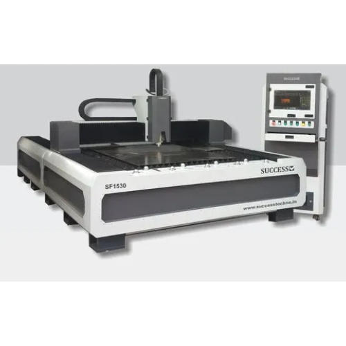 Industrial metal fabrication with fiber laser